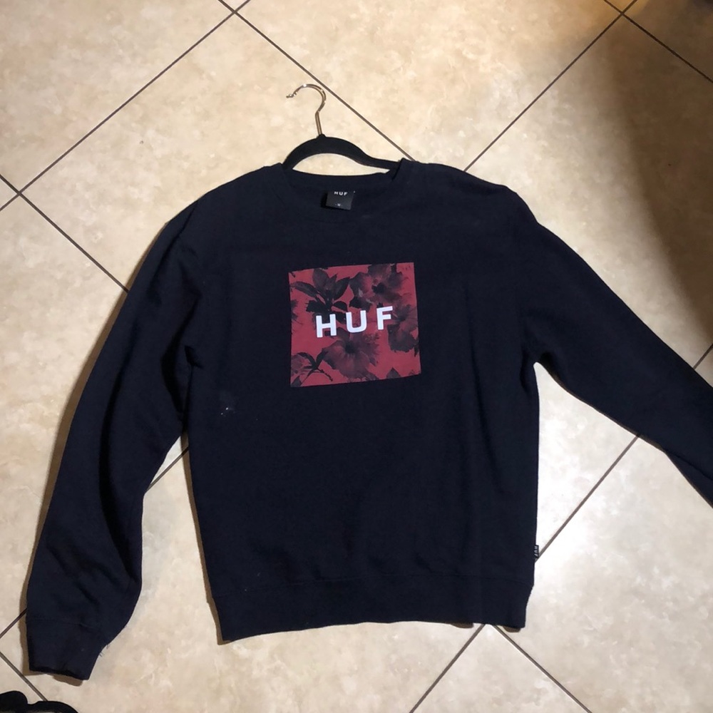 HUF Navy crewneck